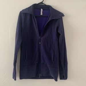 Lululemon jacket. Purple full zip size 6